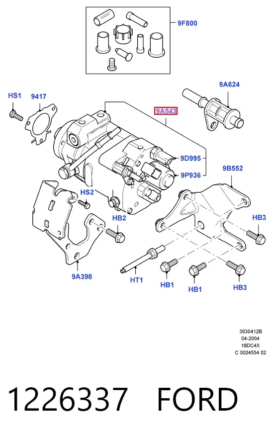 Bomba inyectora 1226337 Ford
