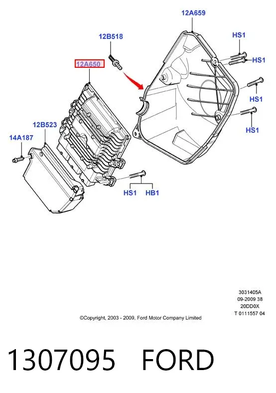 ECU 1307095 Ford