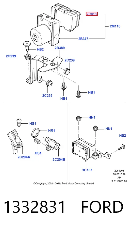  1332831 Ford
