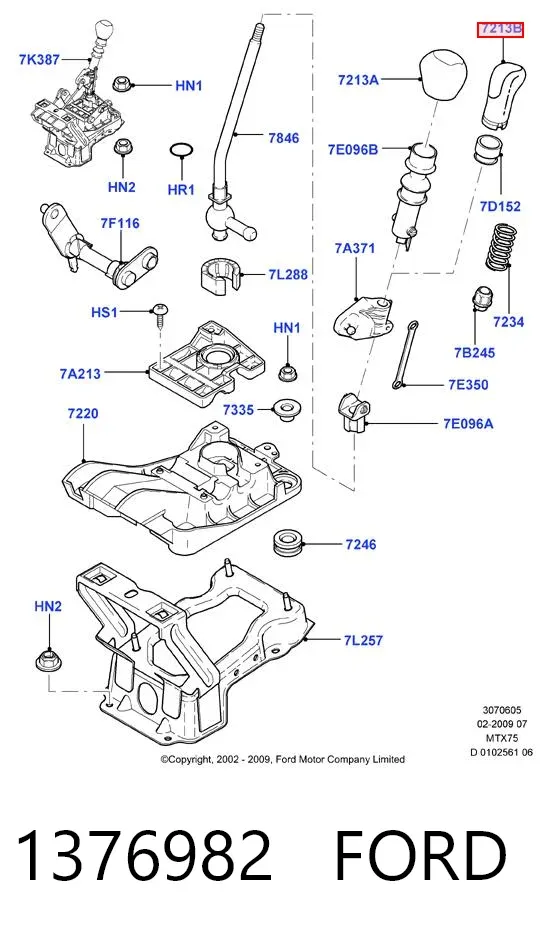  1376982 Ford