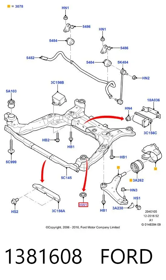 1381608 Ford