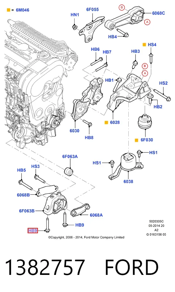  1382757 Ford