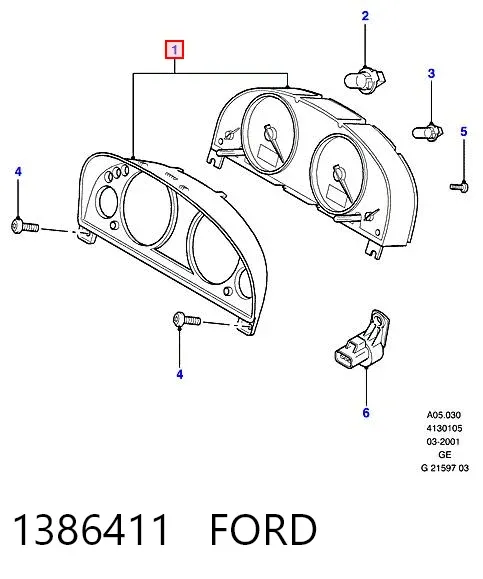 Cuadro instrumentos 1386411 Ford