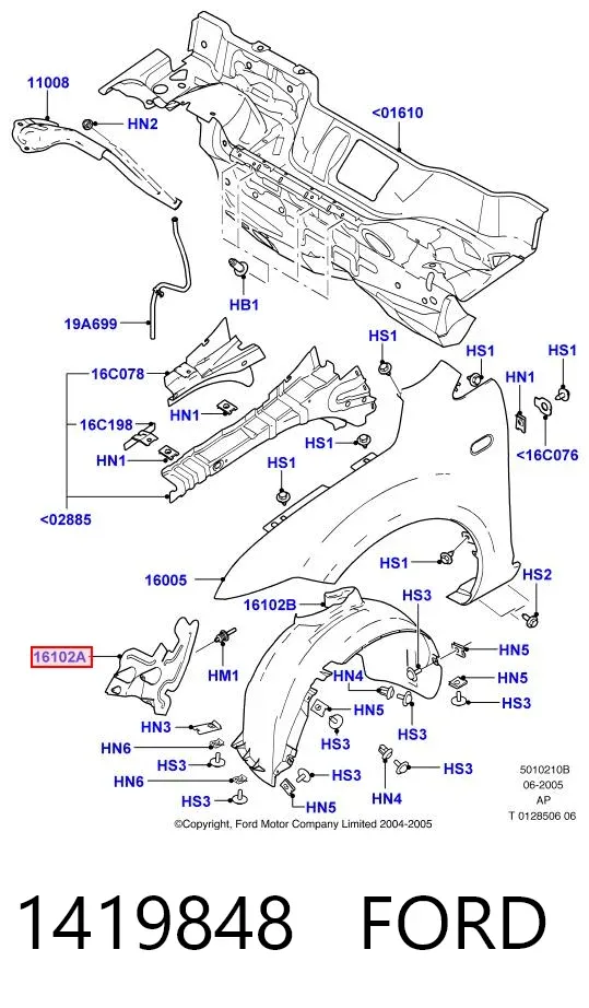  1419848 Ford