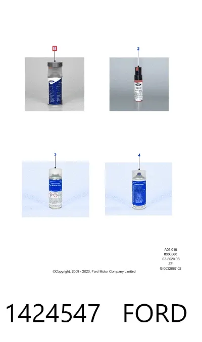 Esmalte de retoque FORD 1424547