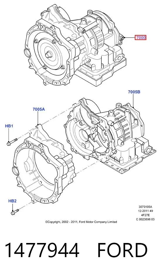 Caja de cambios automática Ford Focus II