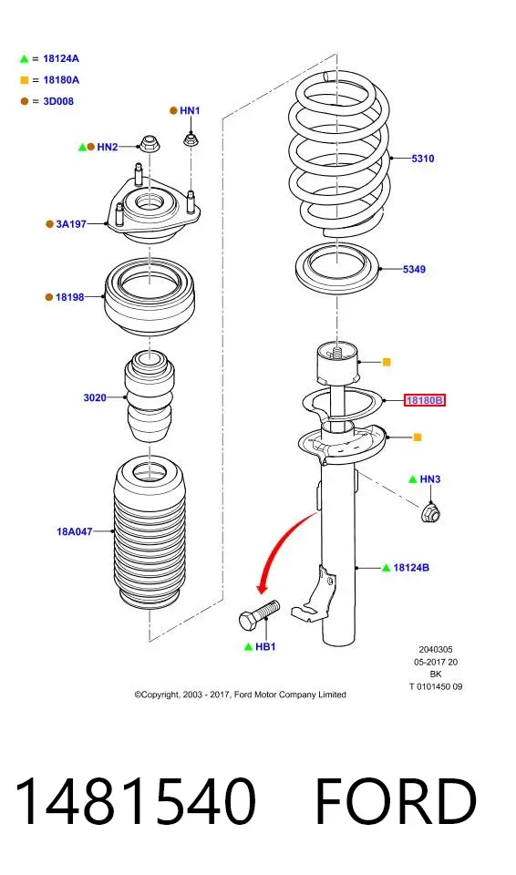 1481540 Ford