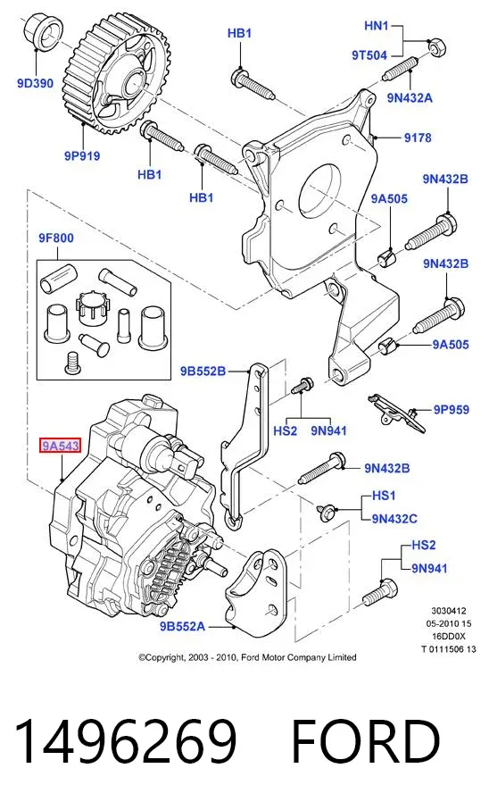 Bomba inyectora 1496269 Ford