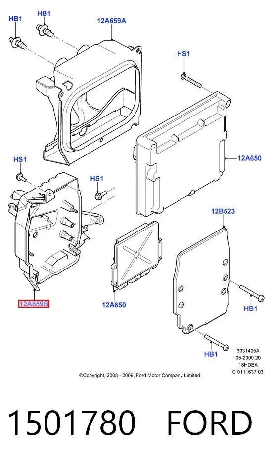 Bobina 1501780 Ford