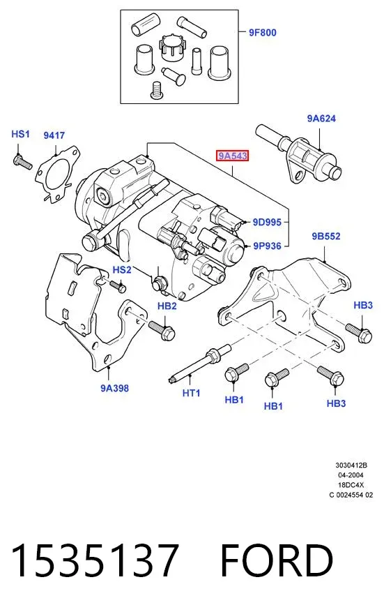Bomba inyectora 1535137 Ford