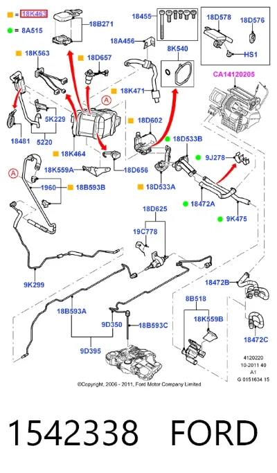 Calefactor autónomo FORD 1542338