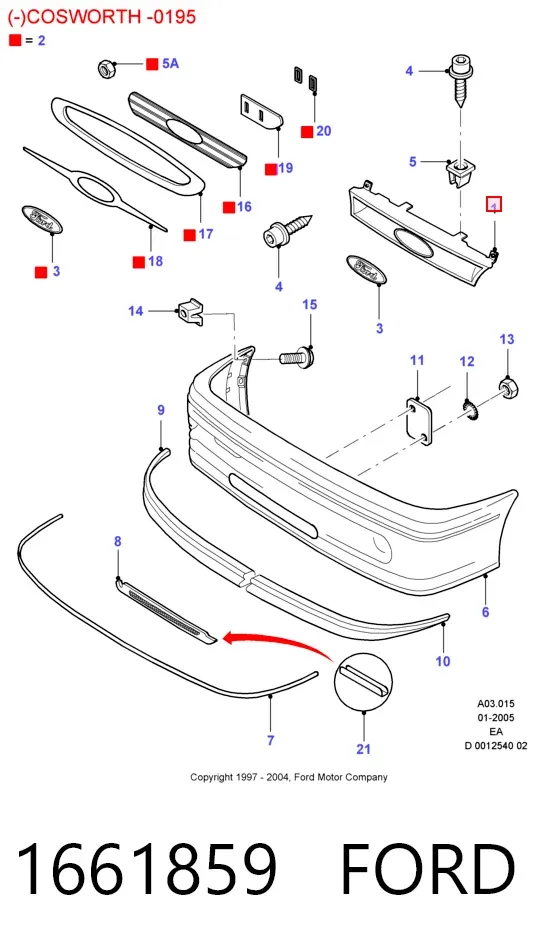 Parrilla Ford Orion III