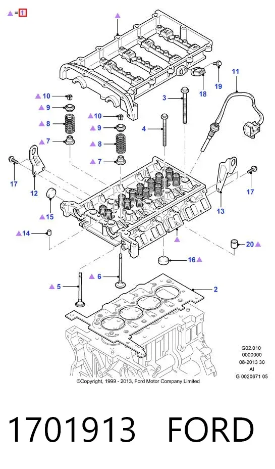 Culata JDE3161 Jaguar