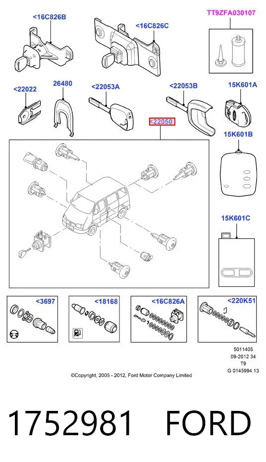 Parabrisas 1752981 Ford