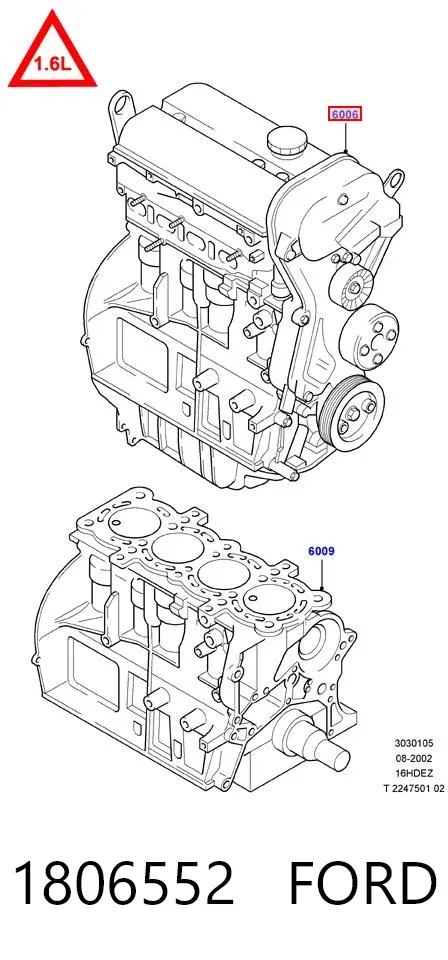 Motor completo 1806552 Ford