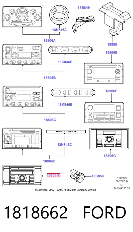 Radio Ford Focus II