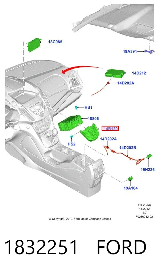  1832251 Ford