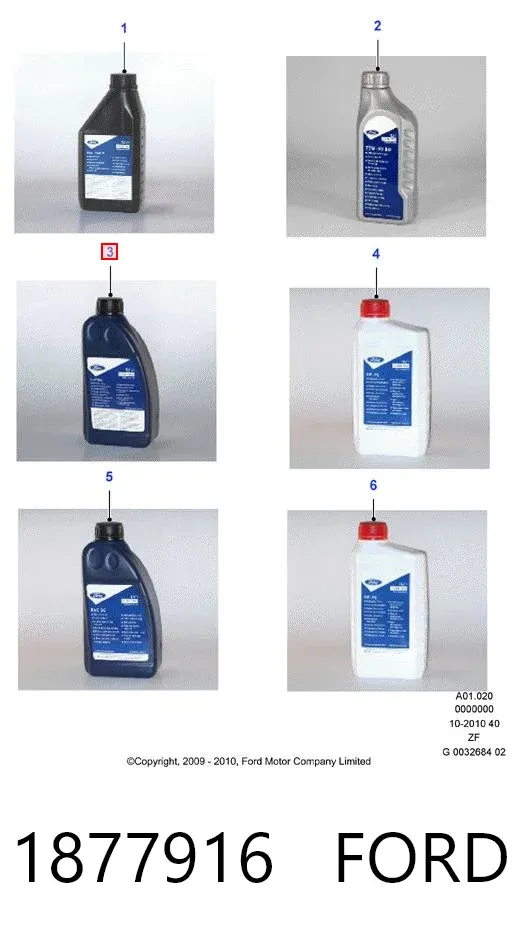 Aceite caja de cambios 1877916 Ford