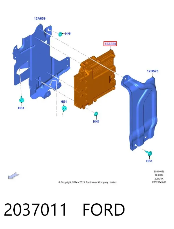 ECU Ford Kuga II