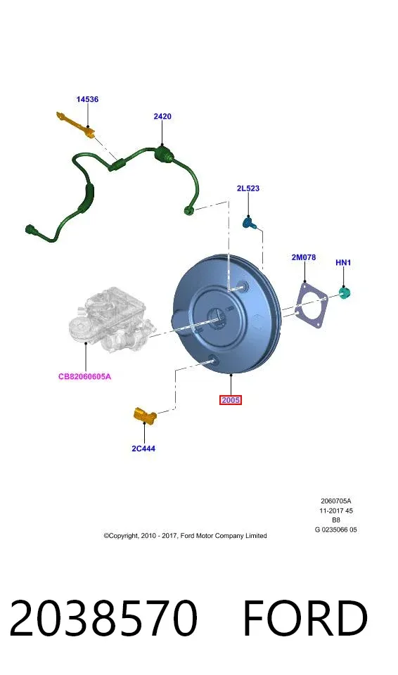 Servofreno Ford Focus III