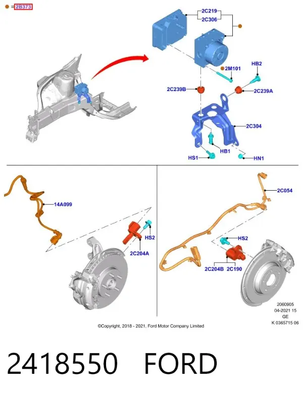 Módulo ABS Ford Focus IV