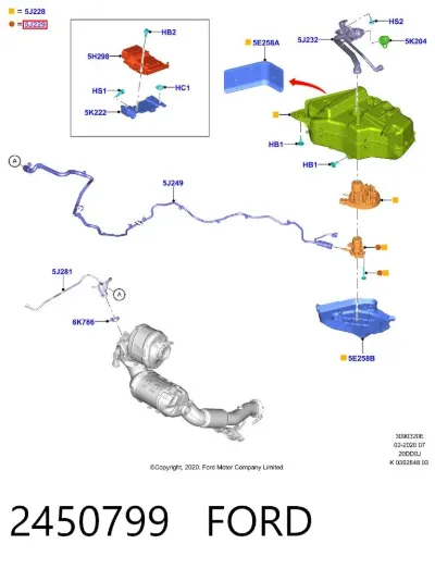 Bomba AdBlue FORD 2450799