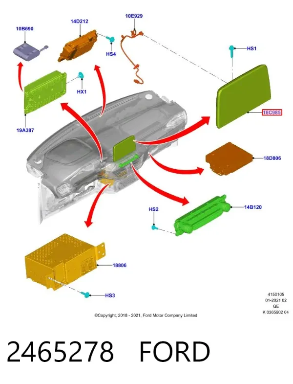 Pantalla Ford Focus IV