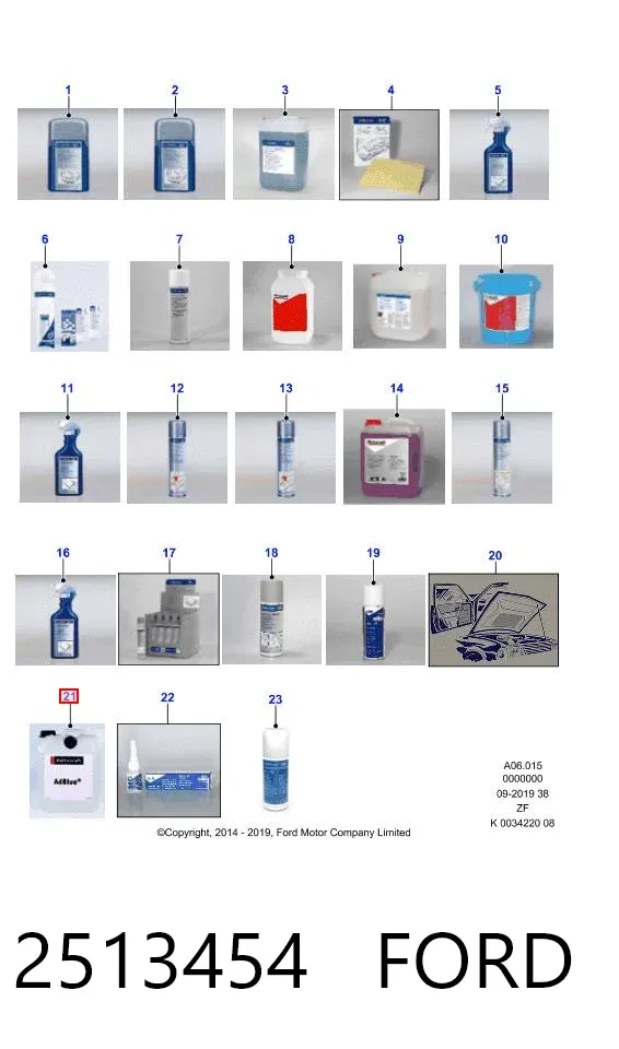AdBlue, urea 2513454 Ford
