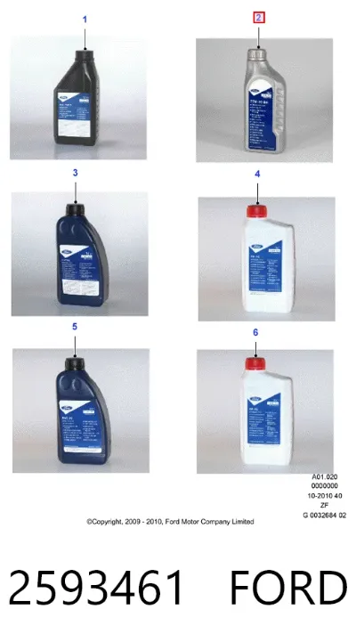 Aceite de transmisión FORD 2593461