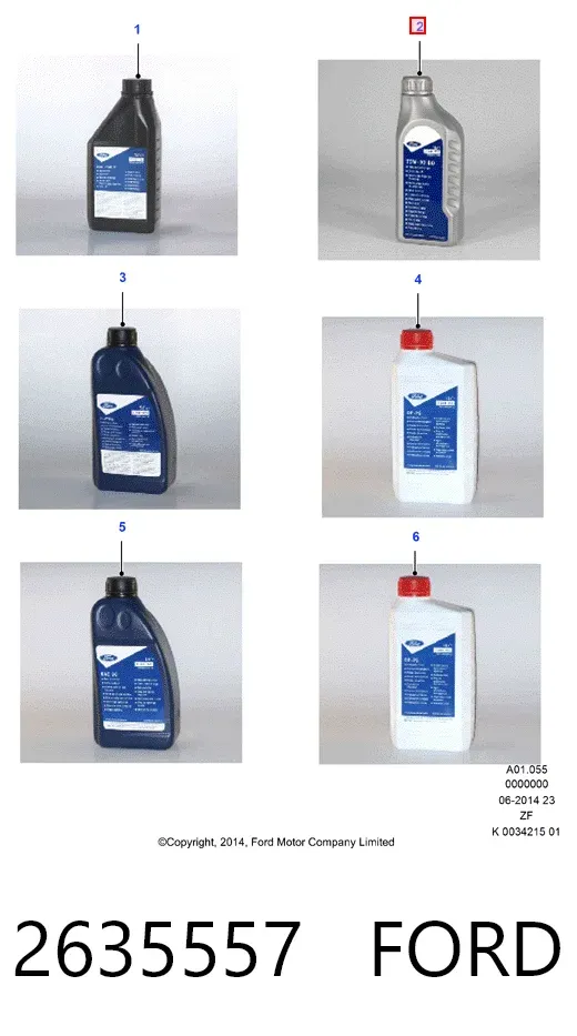 Aceite caja de cambios 2635557 Ford