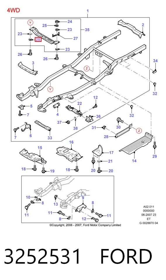  3252531 Ford