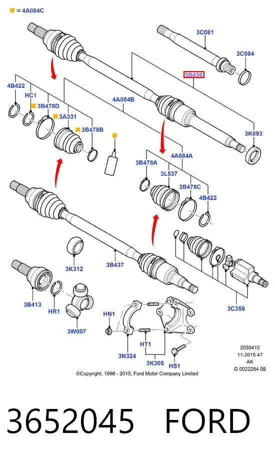  3652045 Ford