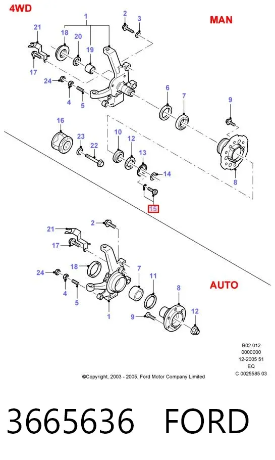  3665636 Ford