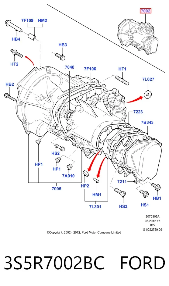 Caja de cambios Ford Ka RBT
