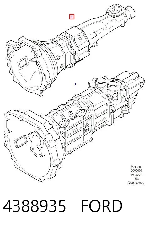 Caja de cambios Ford Ranger ER