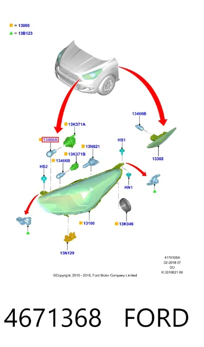 Bombilla FORD 4671368