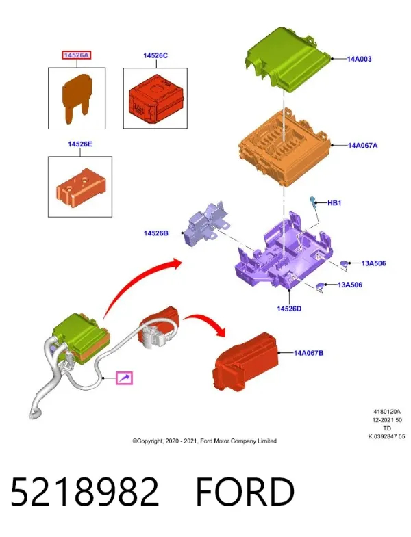 Fusibles 5218982 Ford