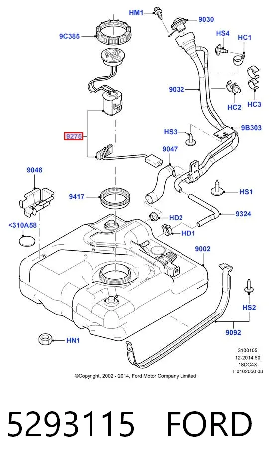 Aforador Ford Connect TOURNEO
