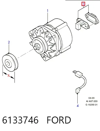 Regulador 6133746 Ford