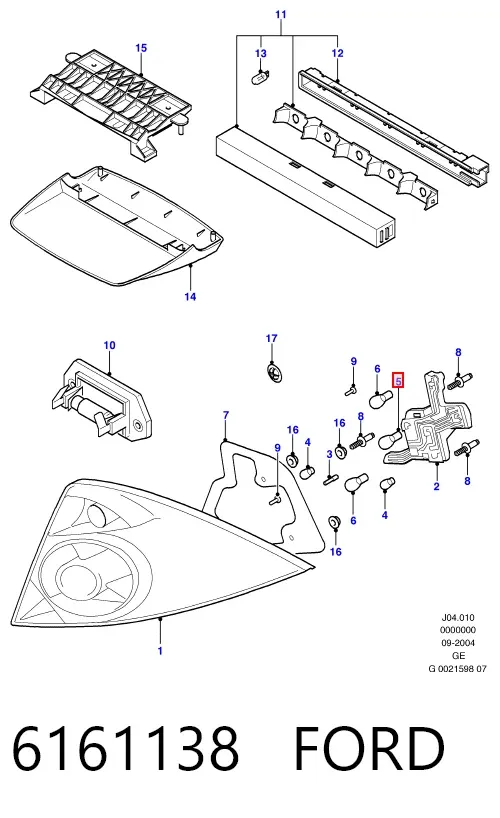 Bombilla 6161138 Ford