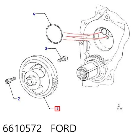 Bomba De Aceite 6610572 Ford