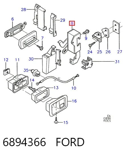 Cerradura 6894366 Ford