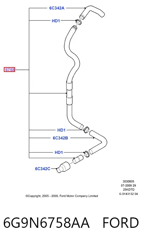  6G9N6758AA Ford
