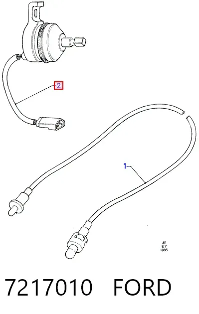 Sensor de velocidad 7217010 Ford