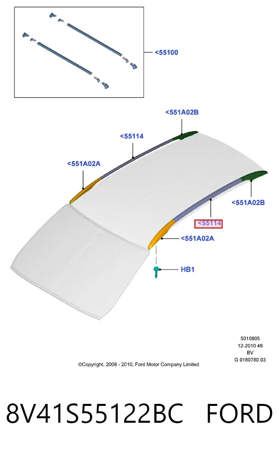  8V41S55122BC Ford