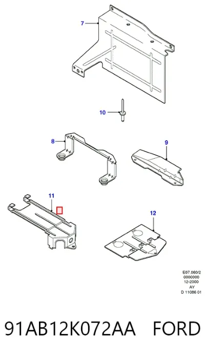 Módulo de encendido FORD 91AB12K072AA