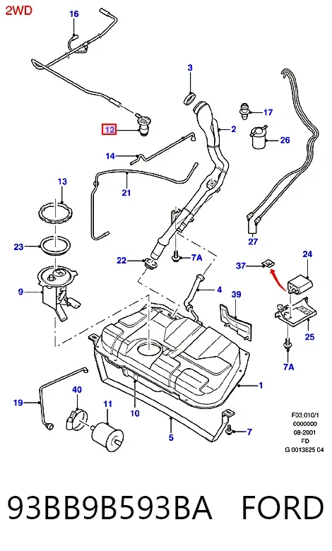  93BB9B593BA Ford