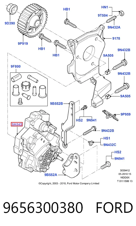 Bomba inyectora 9656300380 Ford