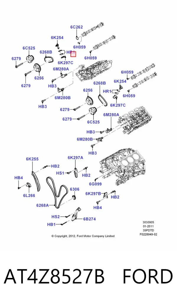  AT4Z8527B Ford
