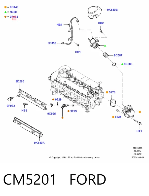 Inyector CM5201 Ford